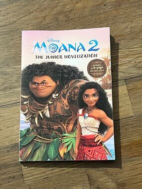 Disney Moana 2 Junior Novelization - Pink, Blue, Green, Brown